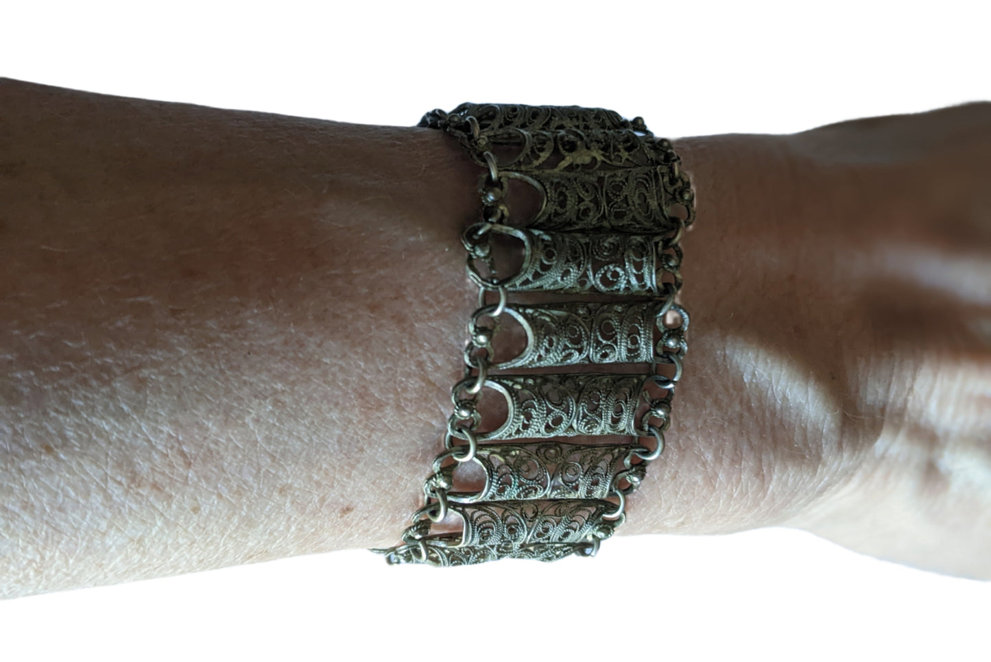 Balkan bracelet on wrist