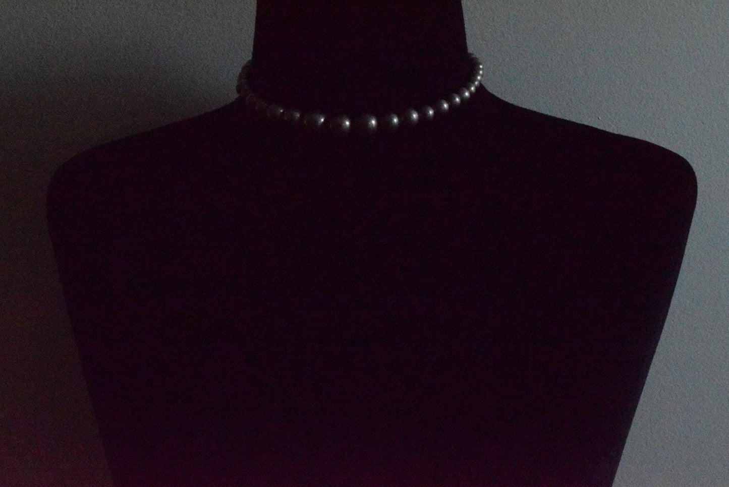 Small Vintage Silver Ball Necklace - Anteeka