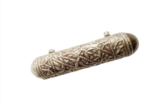 Vintage Afghani Cylindrical Amulet Holder Pendant - Anteeka