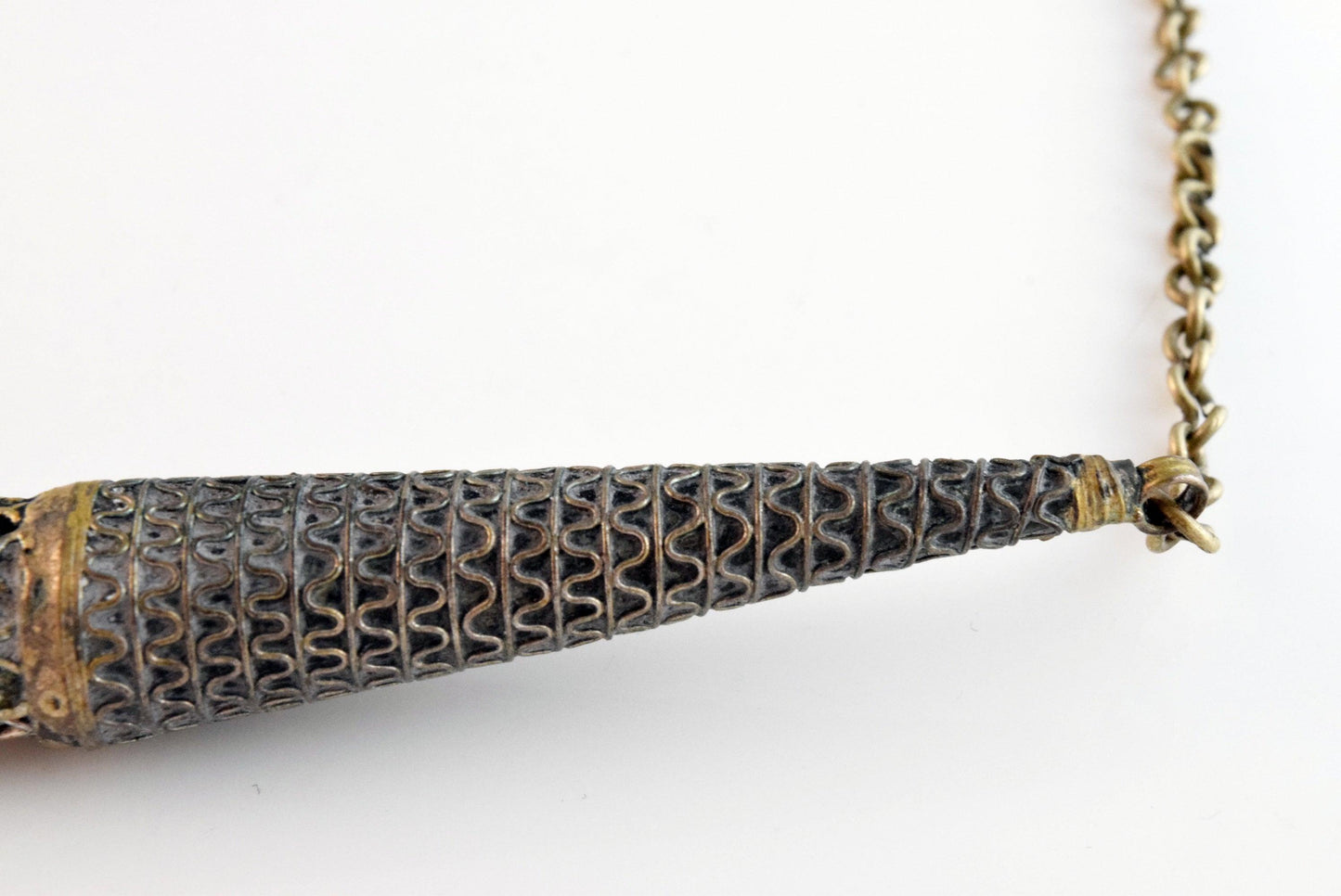 cones on Yemeni necklace