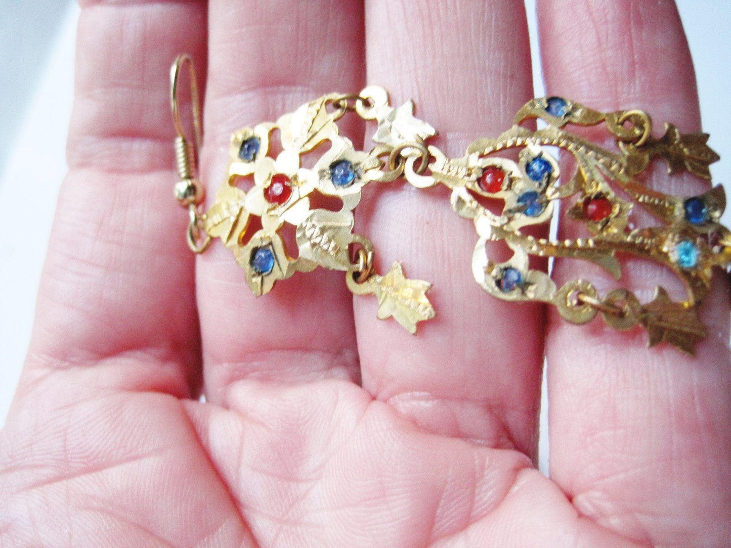 long dangle earrings