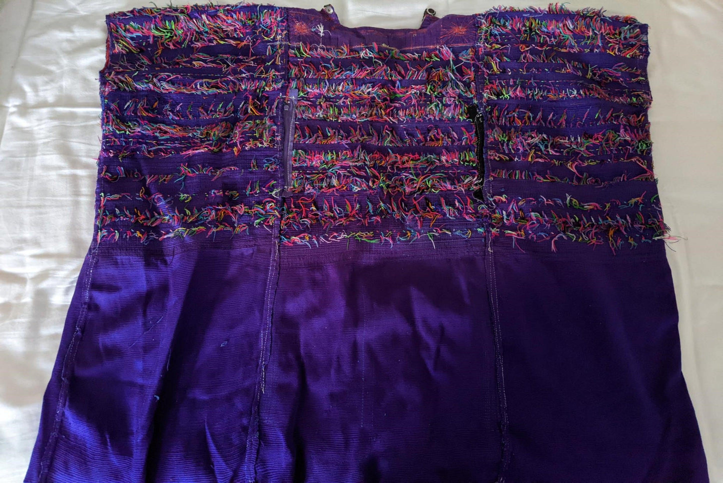 Vintage Guatemalan Purple Huipil - Anteeka