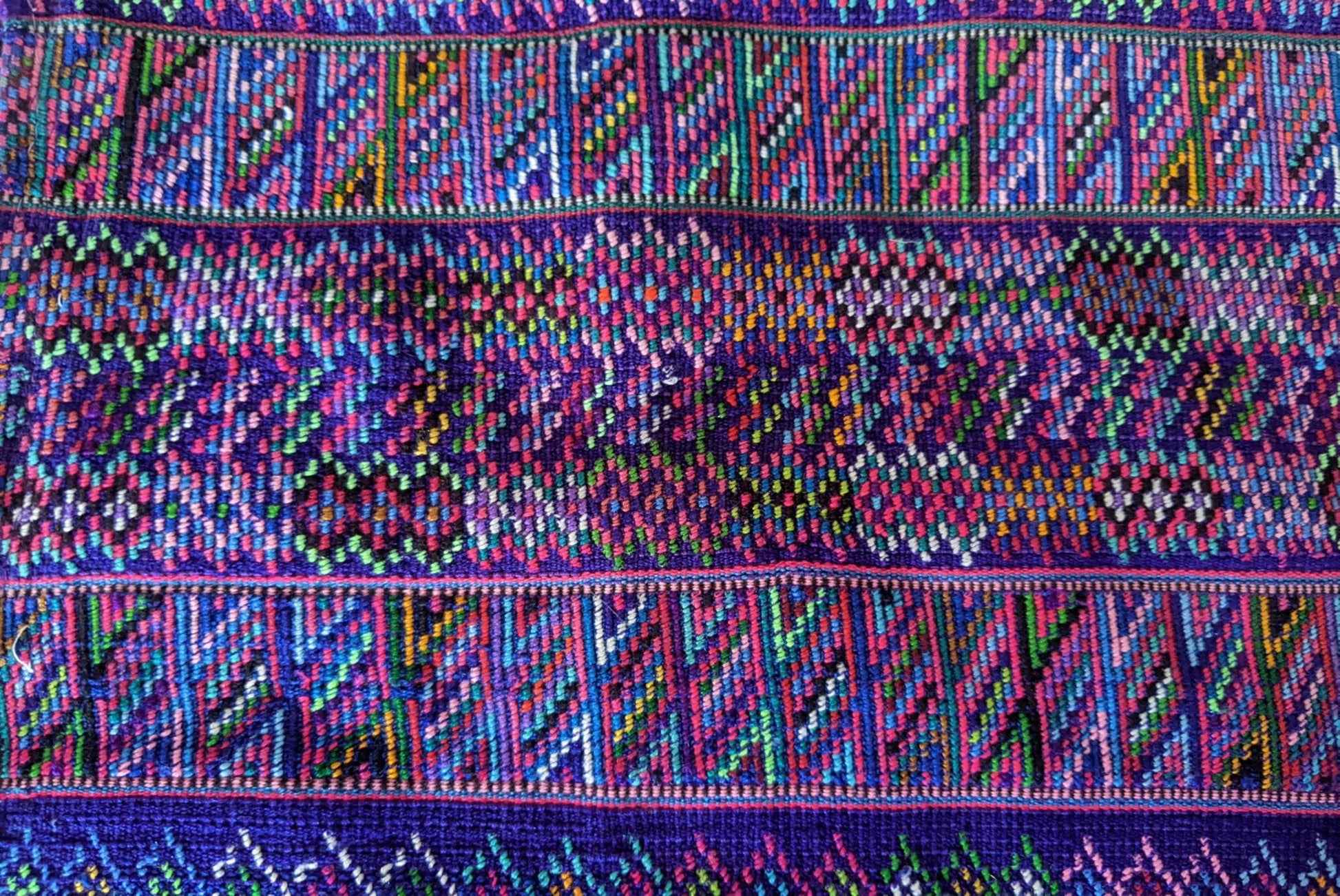 Vintage Guatemalan Purple Huipil - Anteeka
