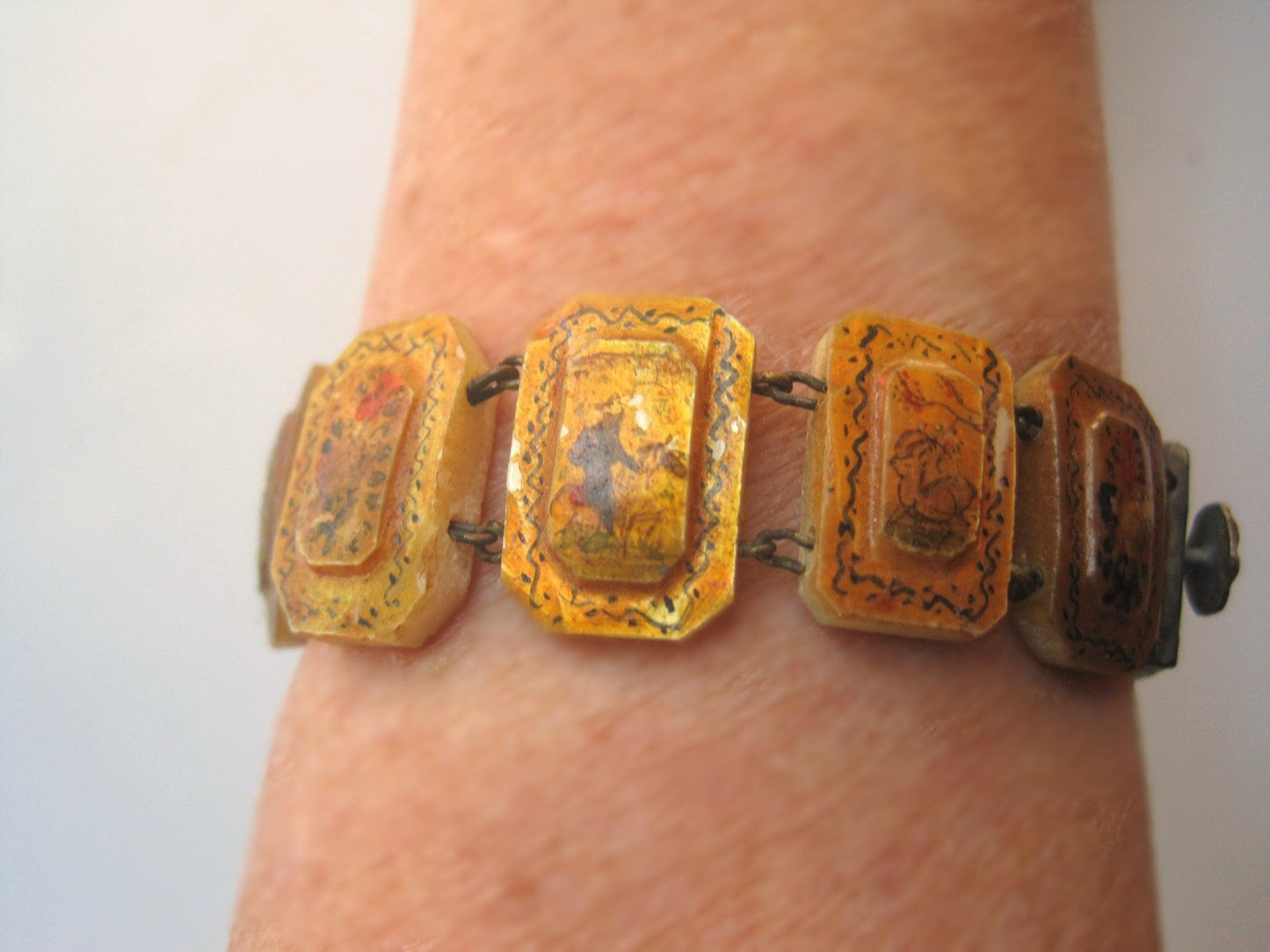 miniature painting bracelet