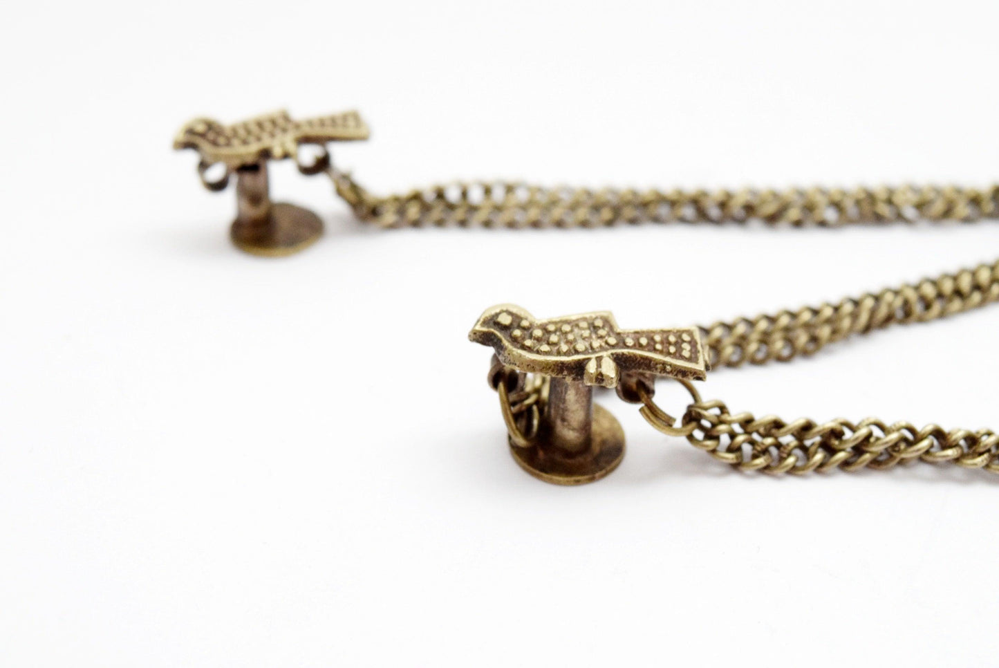 Vintage Indian Bird Button Set for Man's Shirt - Anteeka