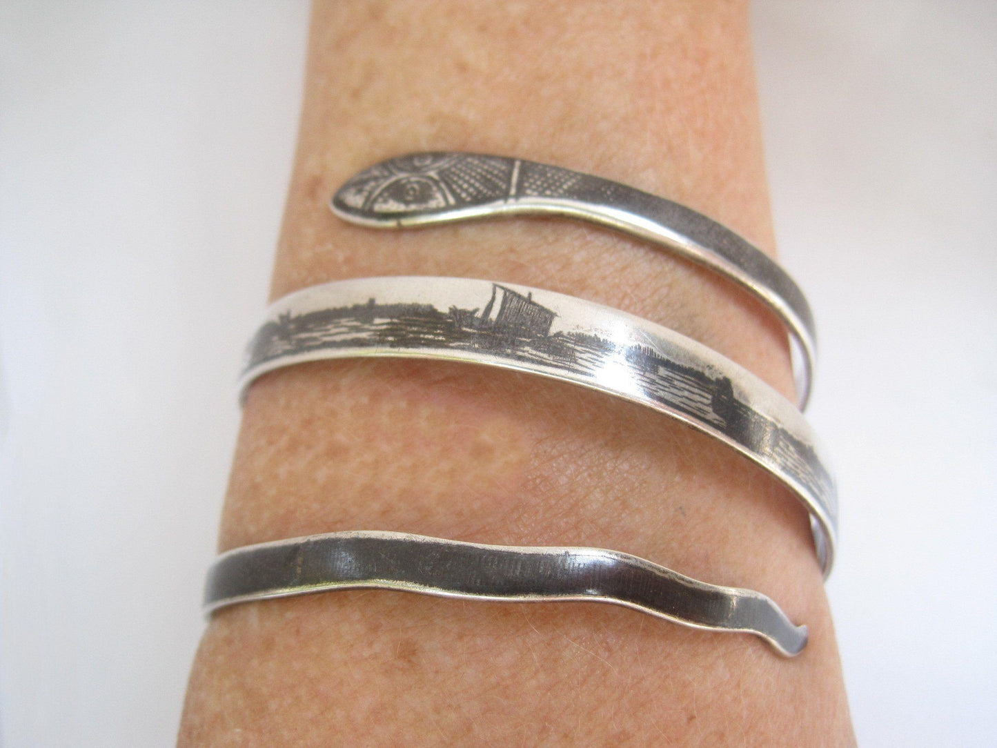 silver serpent bracelet