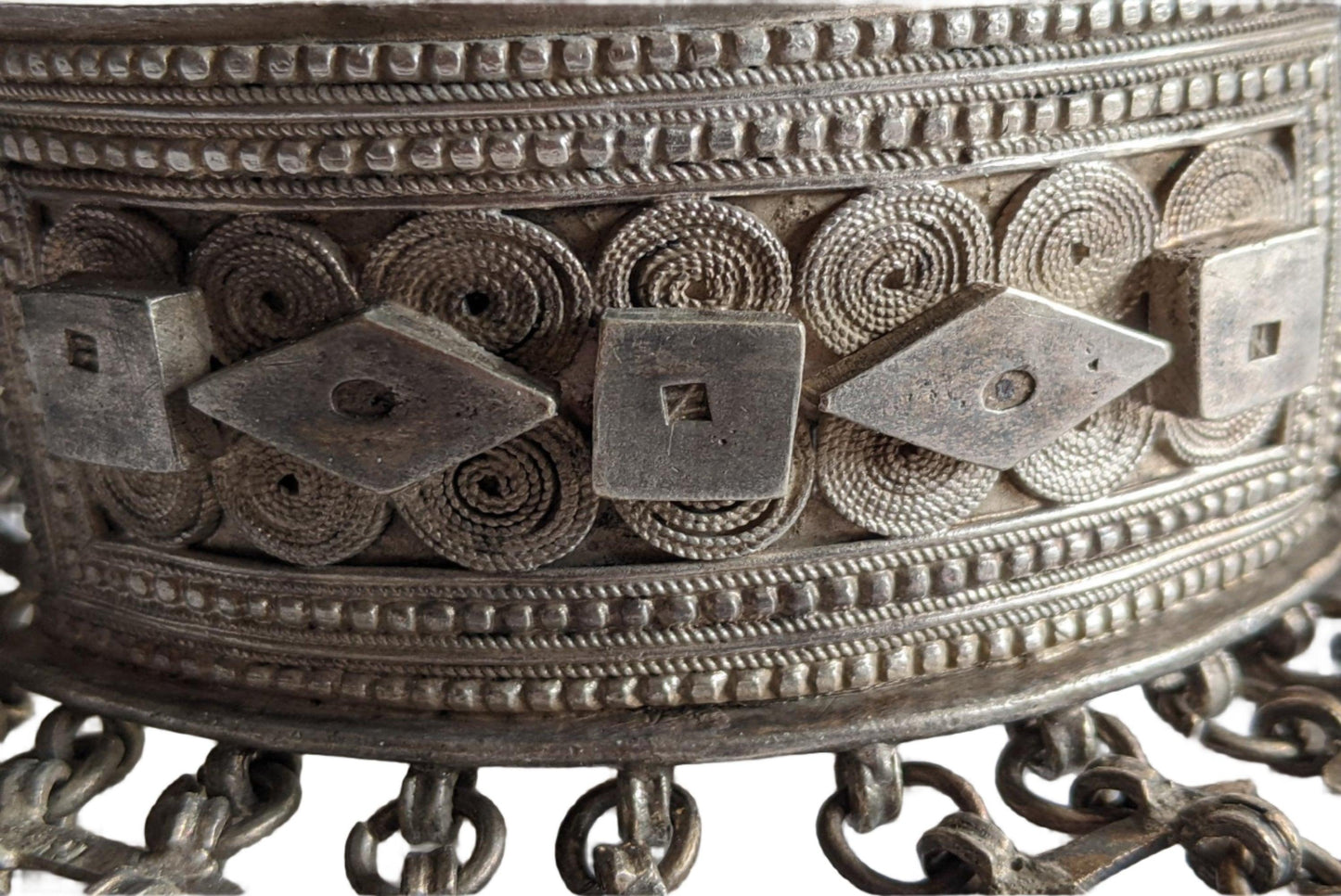 Vintage Rare Silver Egyptian Zar Armlet or Bracelet - Anteeka