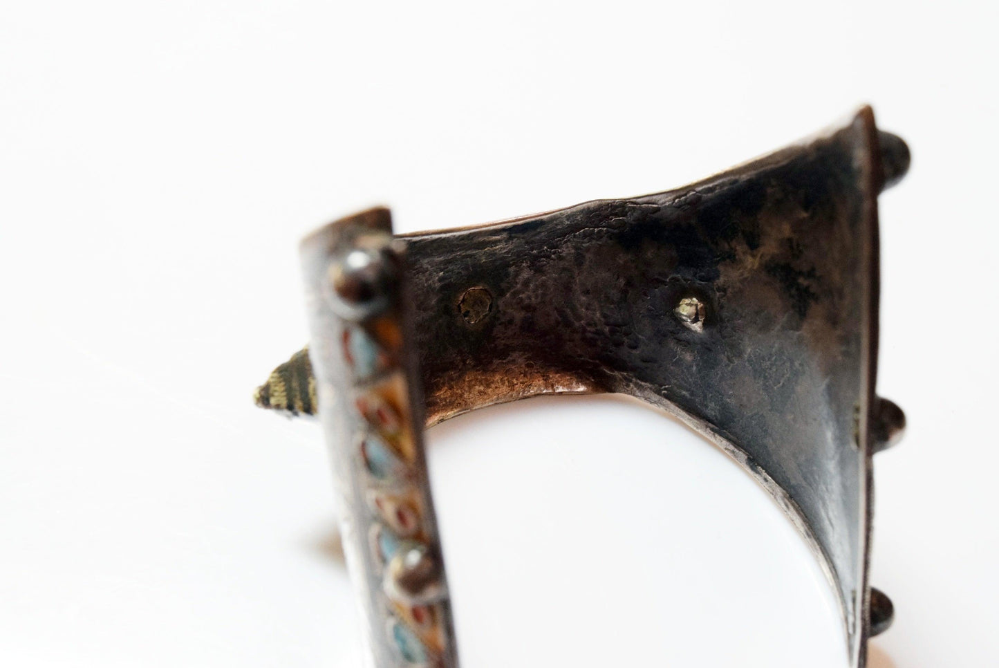 silver ethnic bracelet