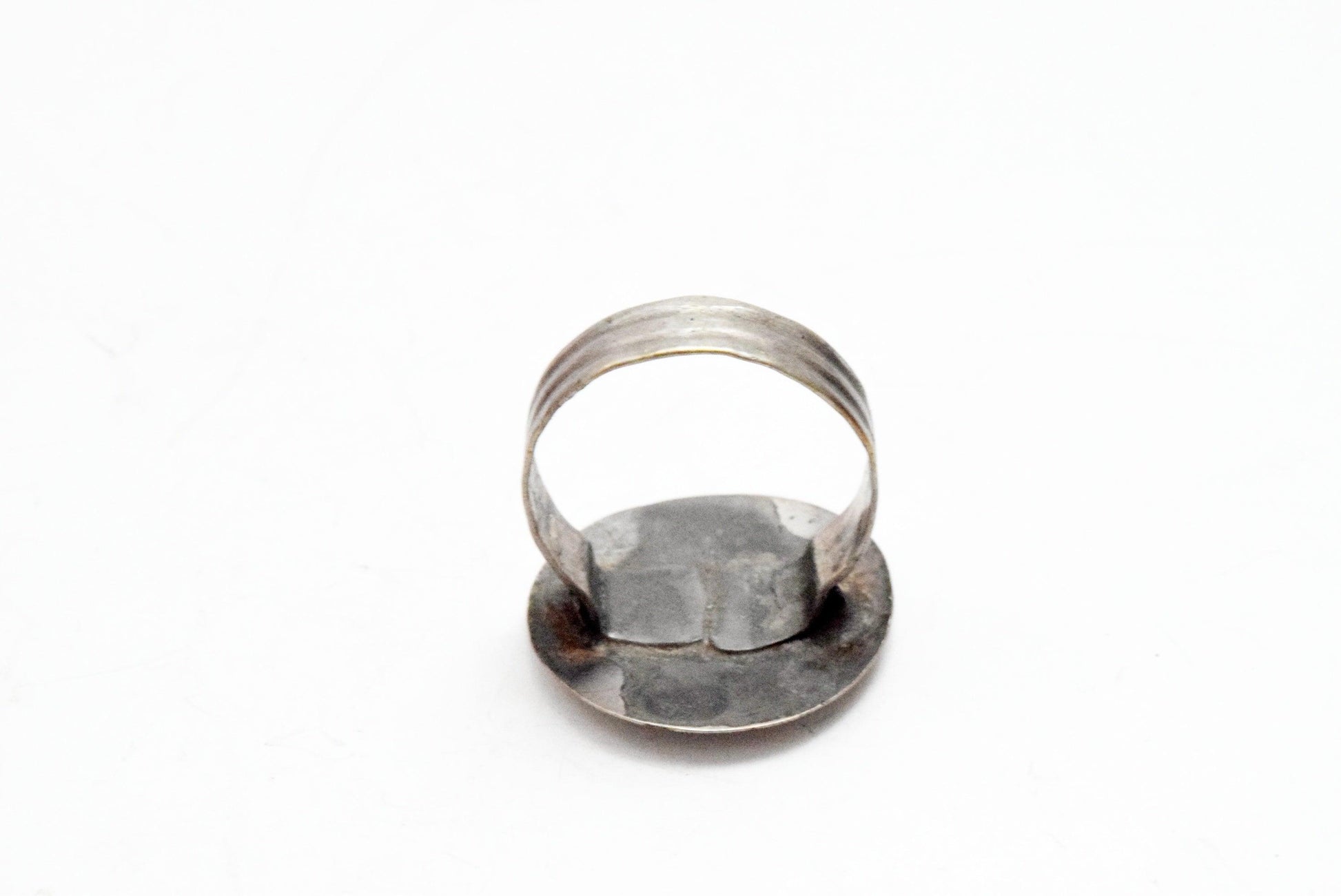 Vintage Silver Flower Ring from Morocco - Anteeka