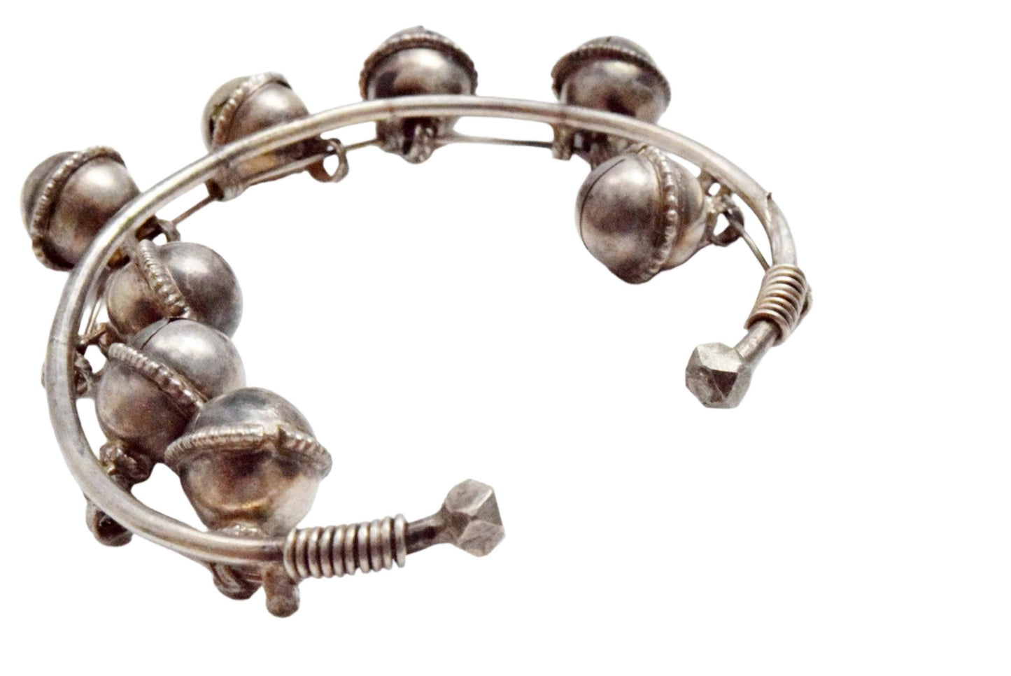 Vintage Silver Matching Pair of Zar Bracelets - Anteeka