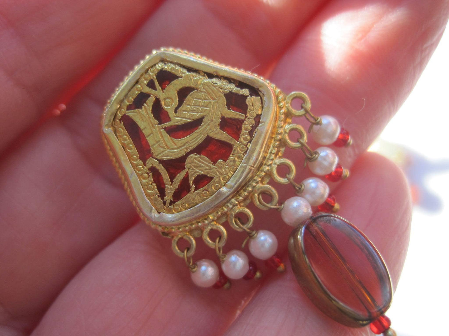 small dangle earrings from India