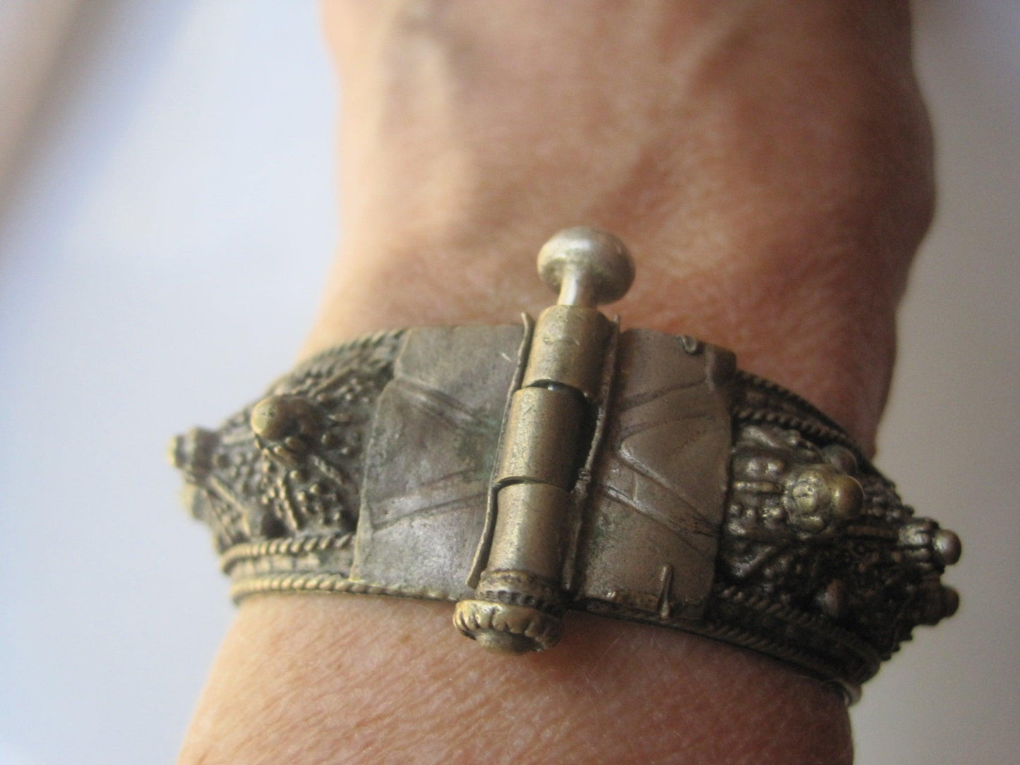 Vintage Yemeni Coffee Bean Spike Bracelet - Anteeka