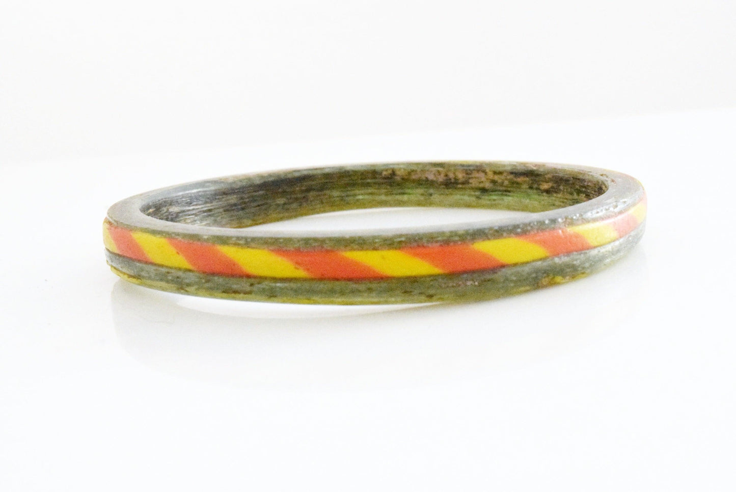 Vintage Yemeni Polychrome Glass Bracelet - Anteeka