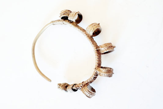 Single Hoop earring on a white background