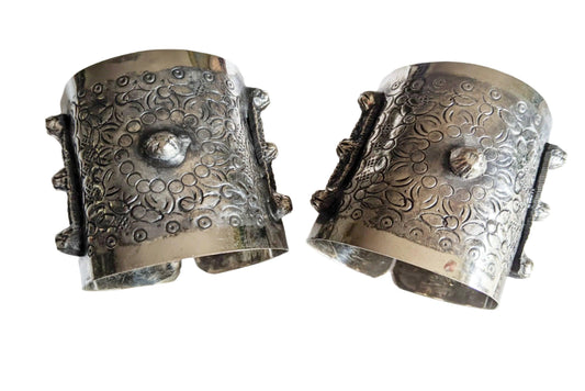 A Pair of Siwa Style Wide Cuff Bracelets Great as Props - Anteeka