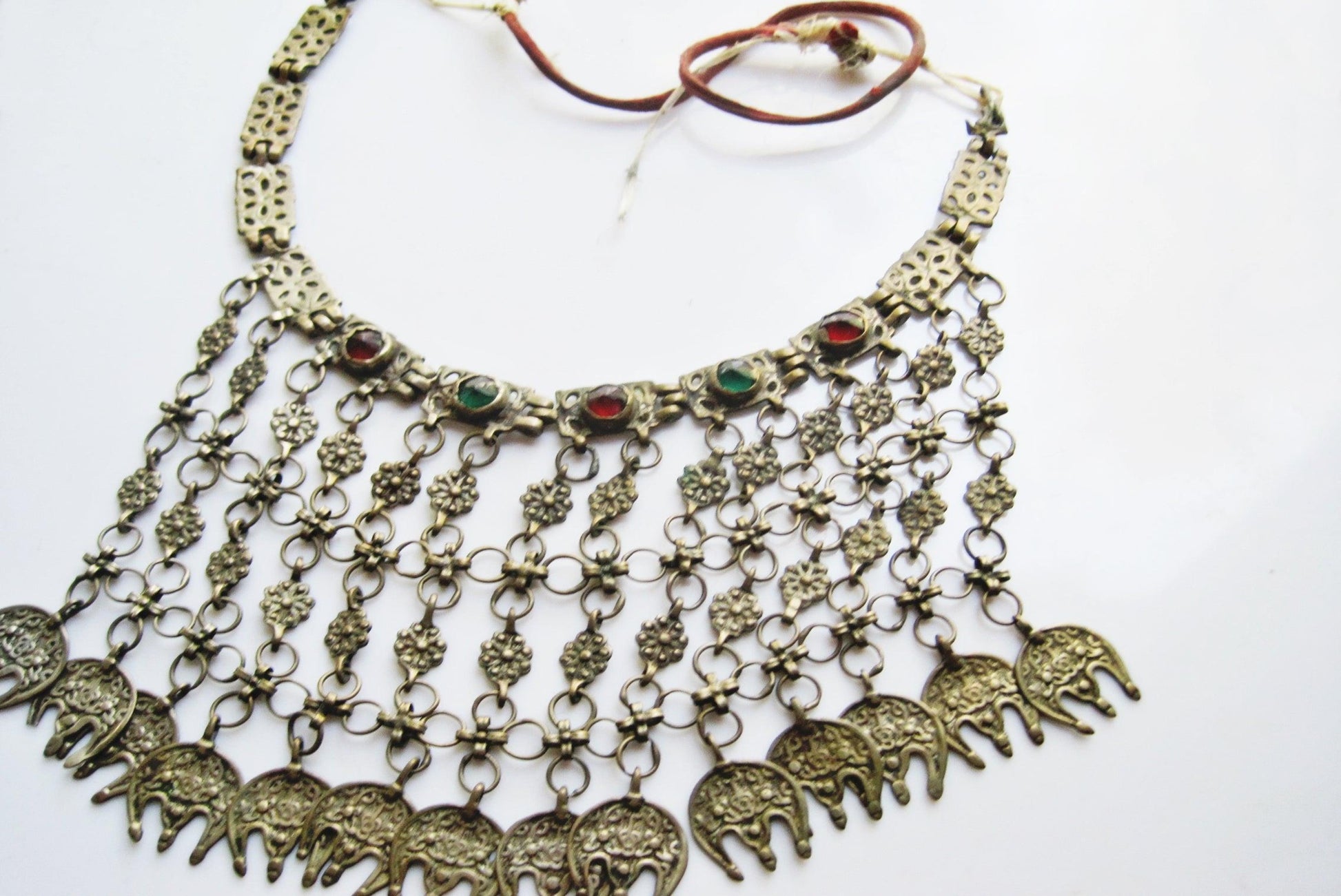 Antique Balkan Bib Choker Necklace - Anteeka
