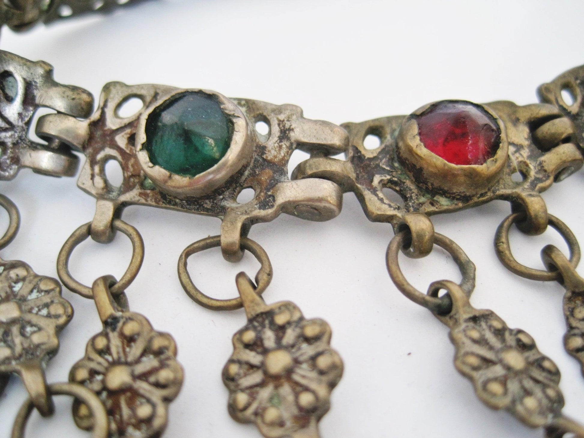 Antique Balkan Bib Choker Necklace - Anteeka
