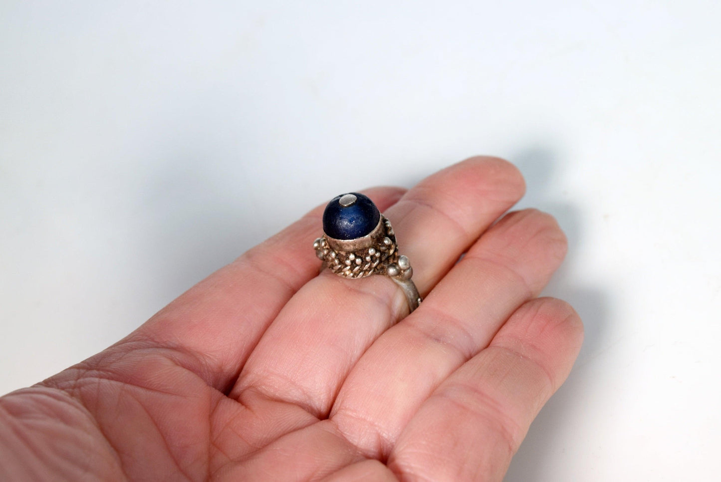 adjustable silver ring