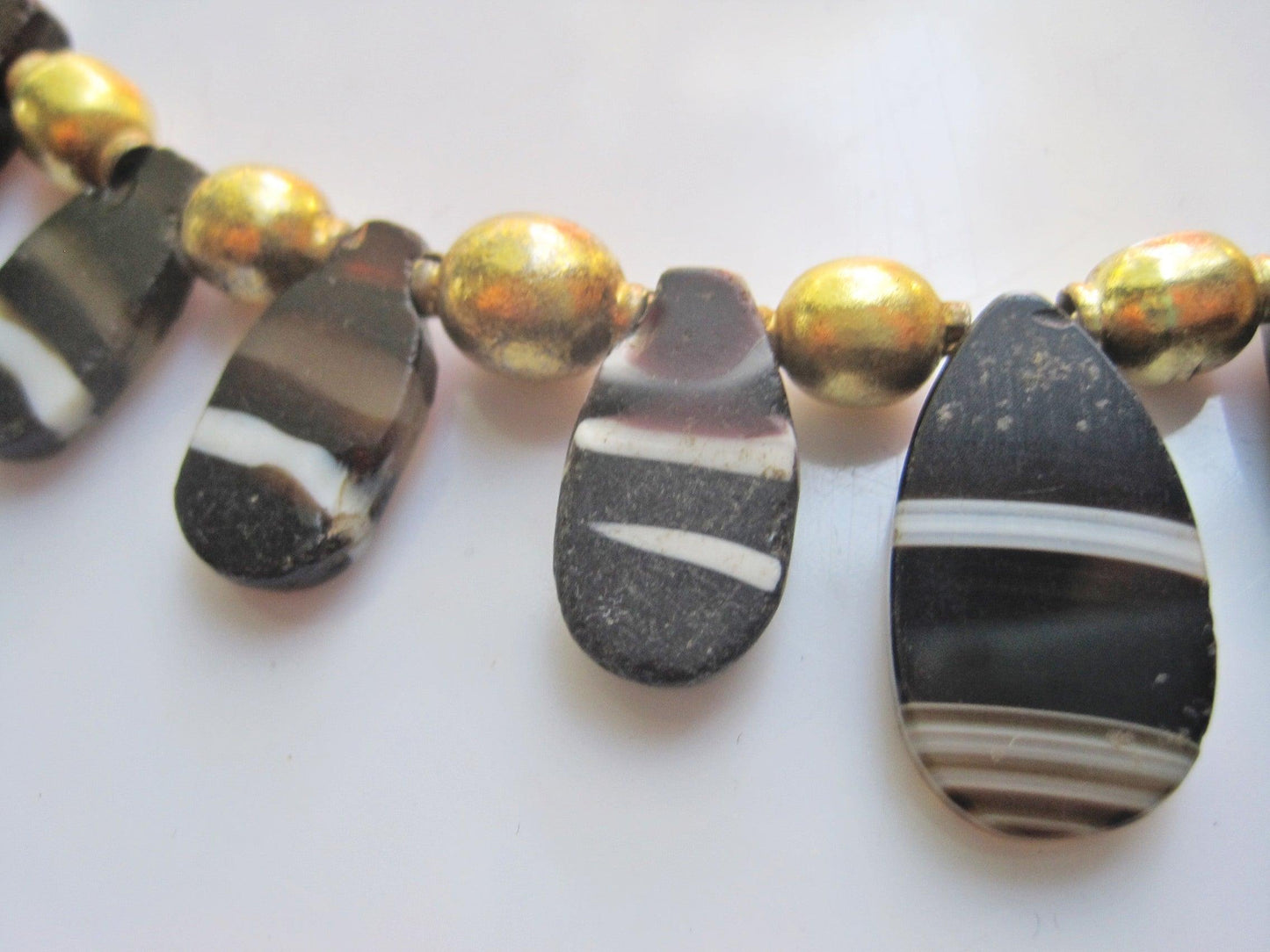 Banded agate necklace