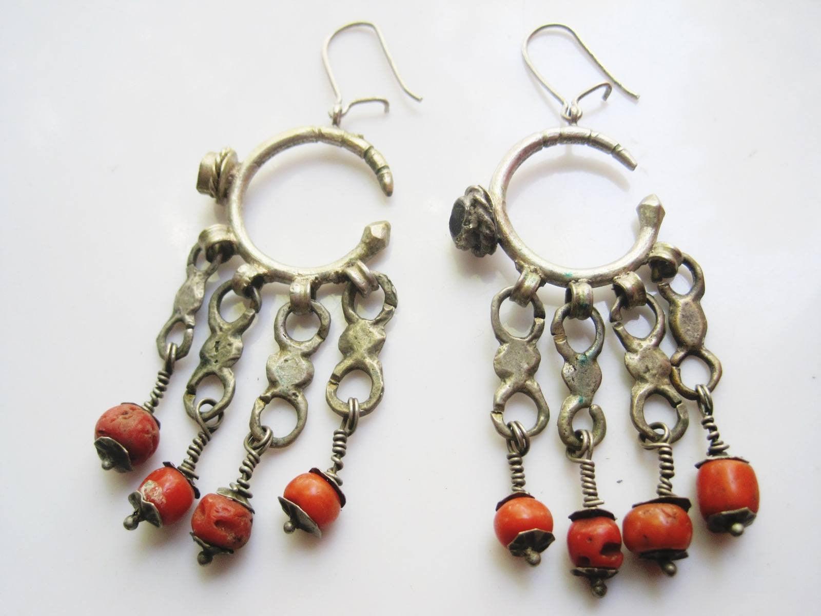 berber silver earrings