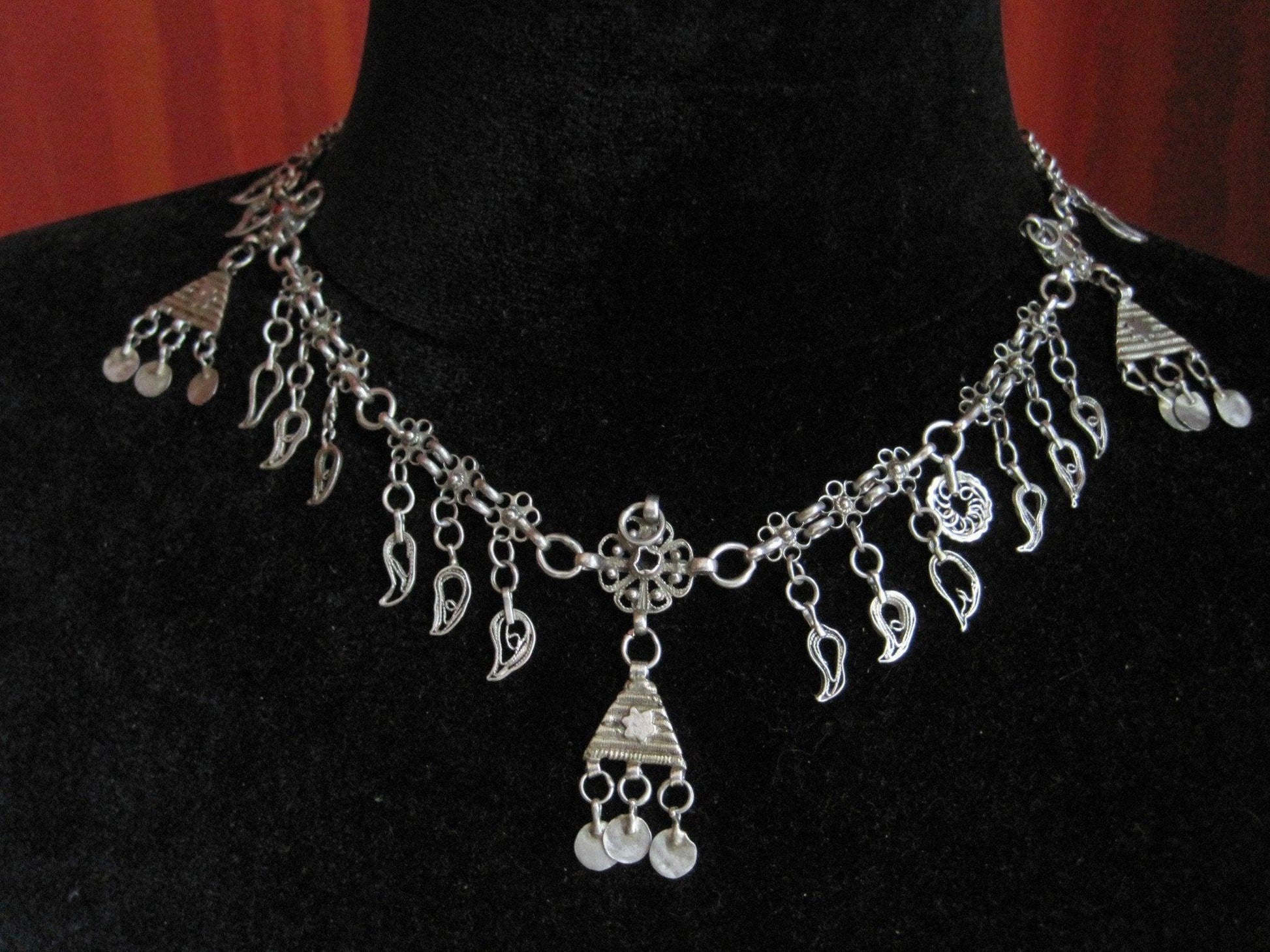 antique ethnic necklace