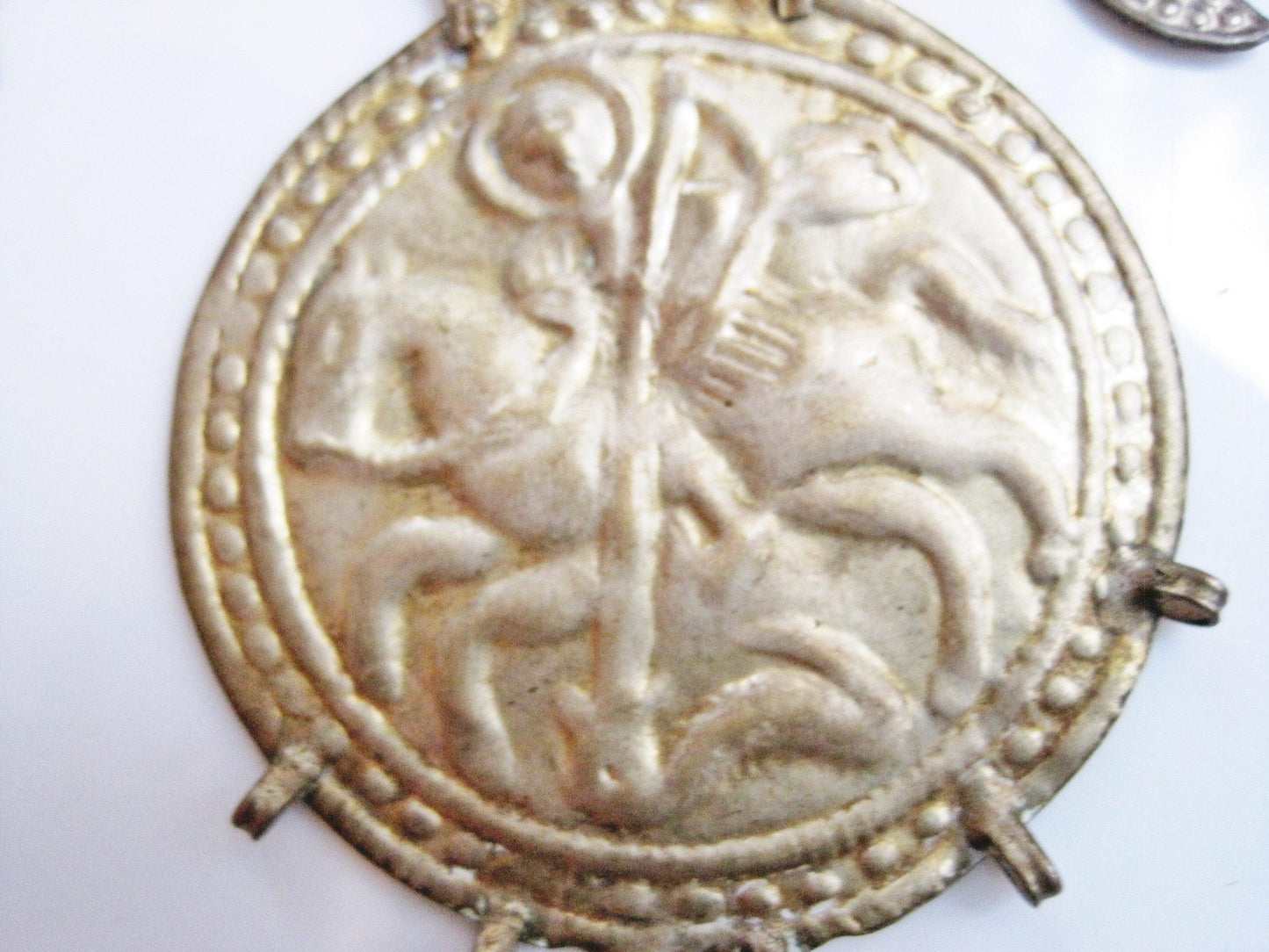 Antique St. George  necklace