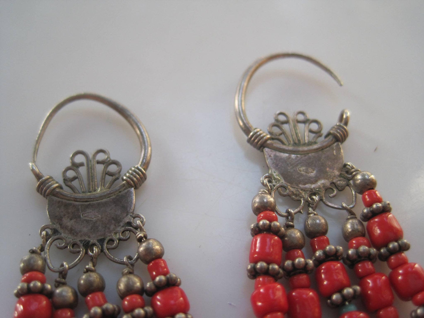 central asian earrings