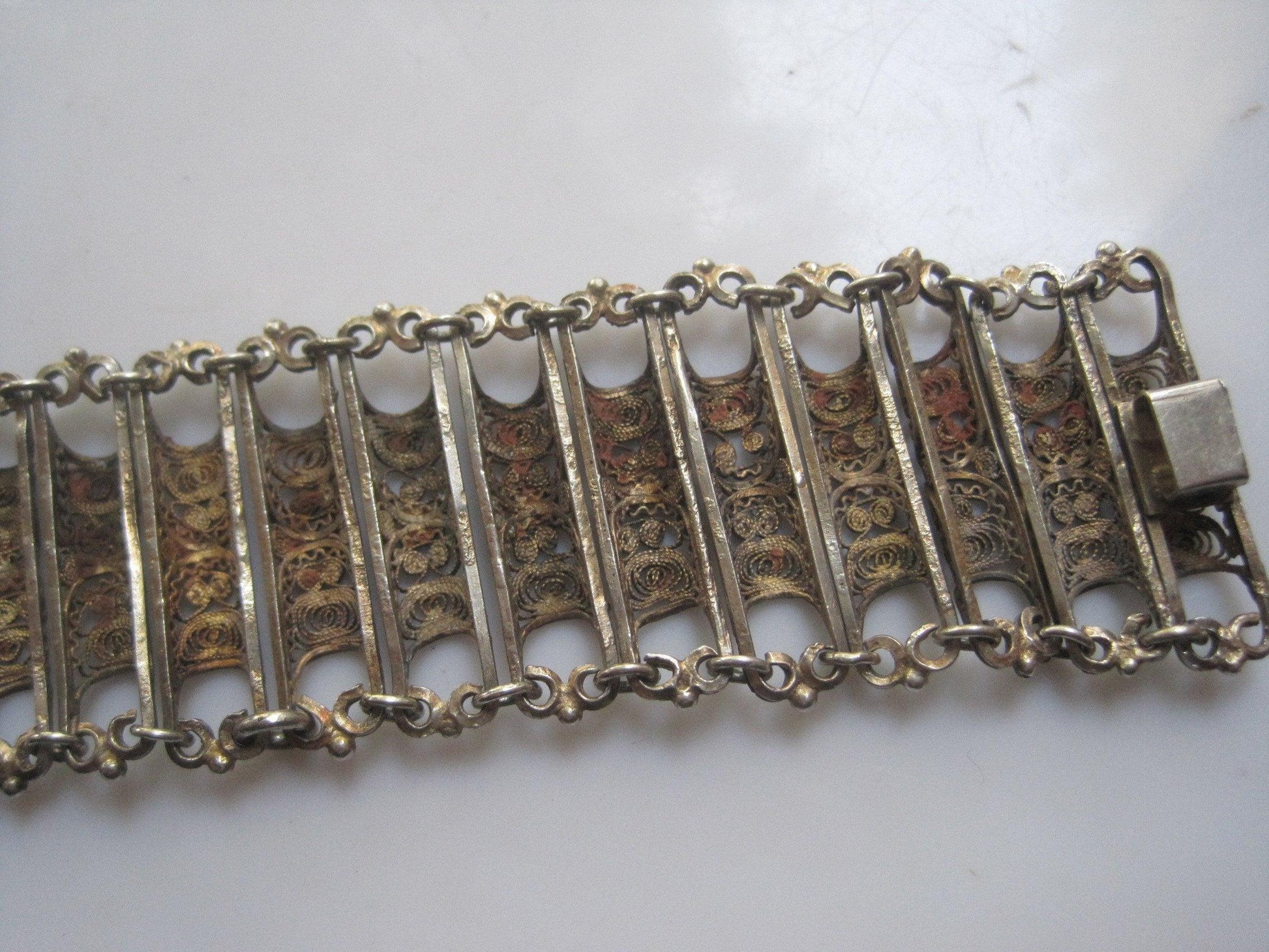 Silver filigree jewelry