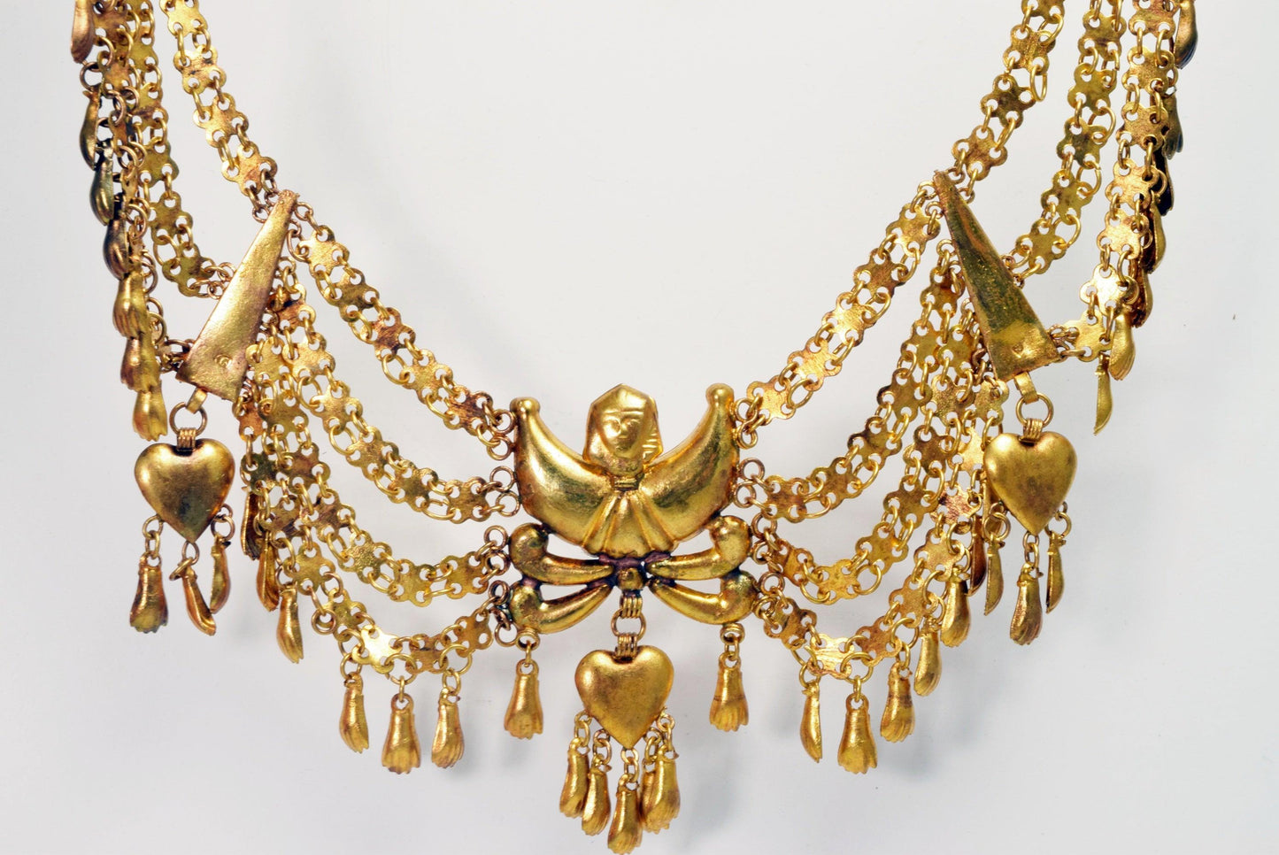 Egyptian revival necklace