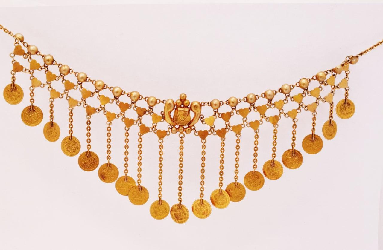 Egyptian bib necklace