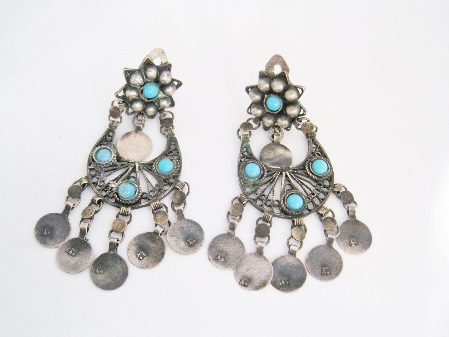 Egyptian chandelier earrings