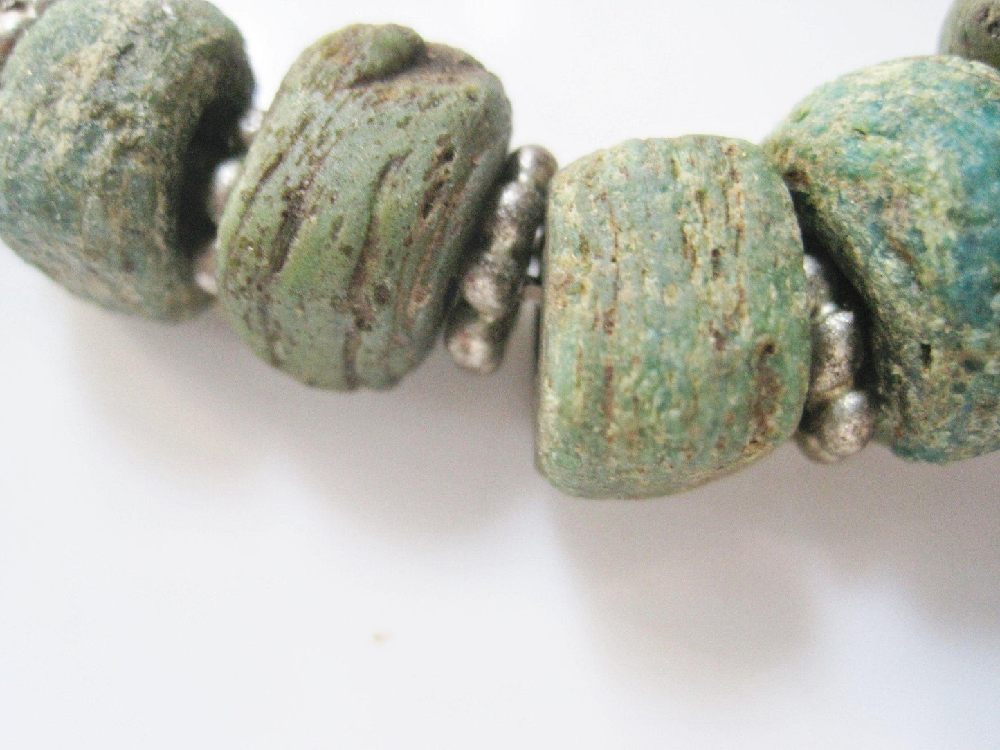 green hebron beads