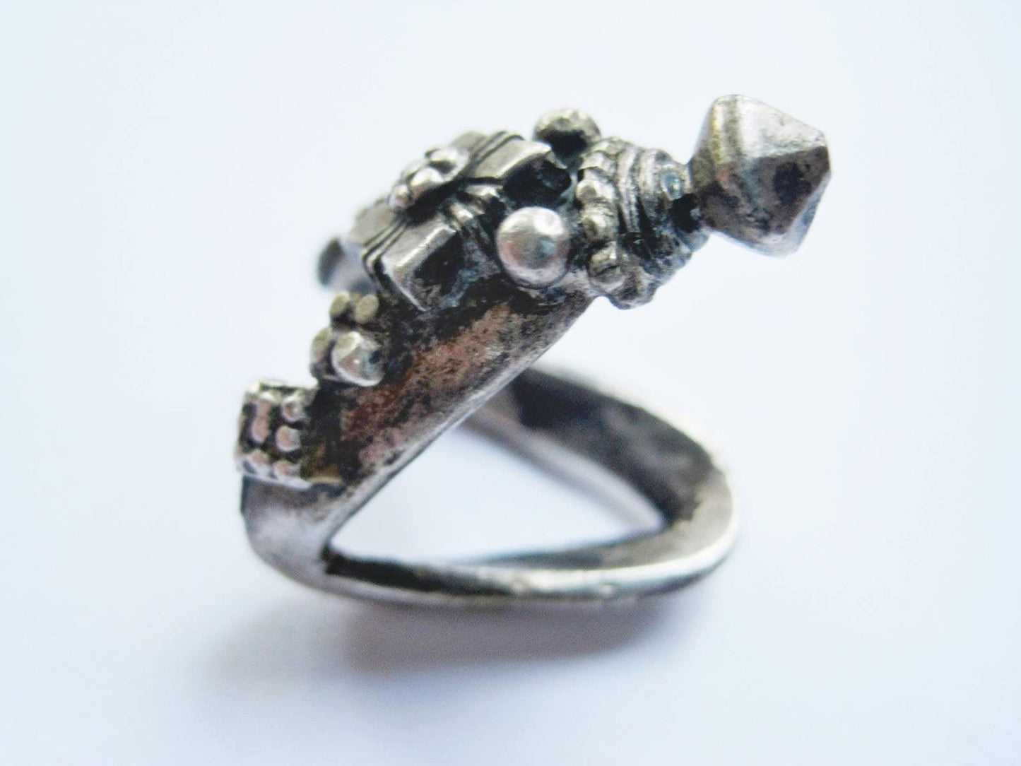 silver tribal ring