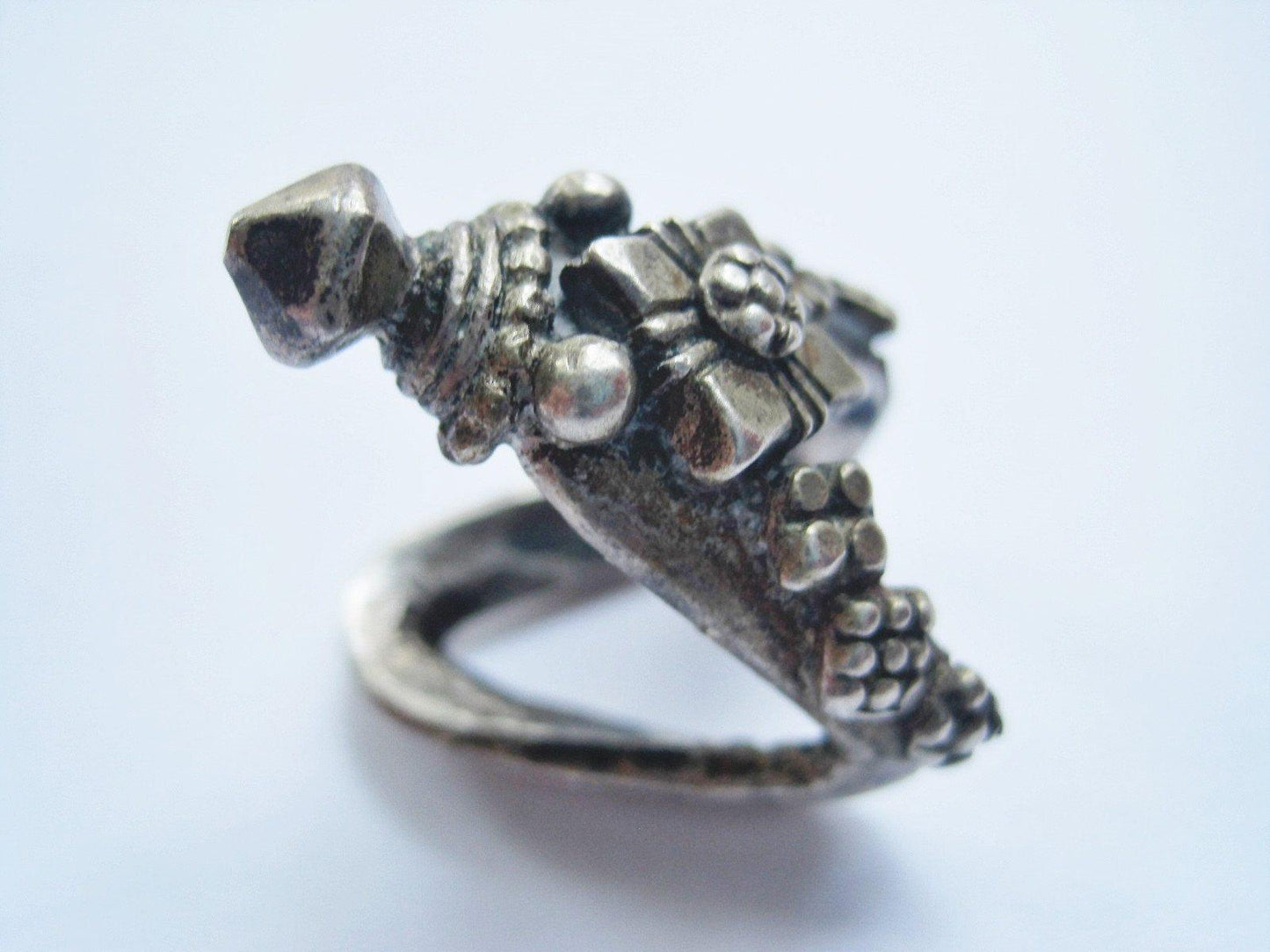 silver indian ring