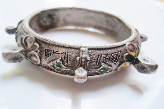 vintage moroccan silver bracelet
