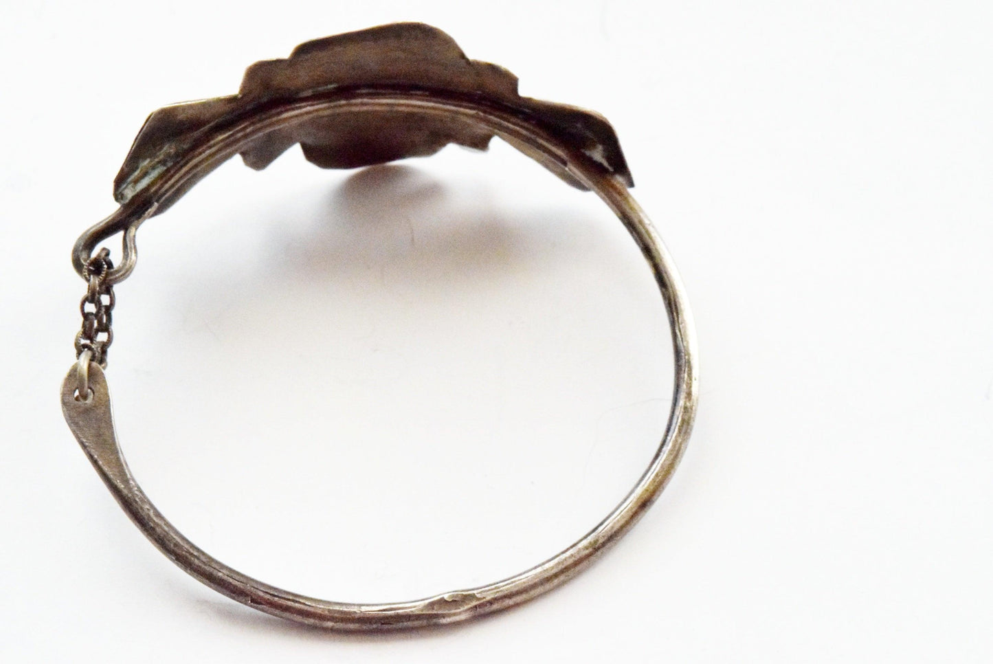 Old Silver Hoop Earring from Morocco - Anteeka