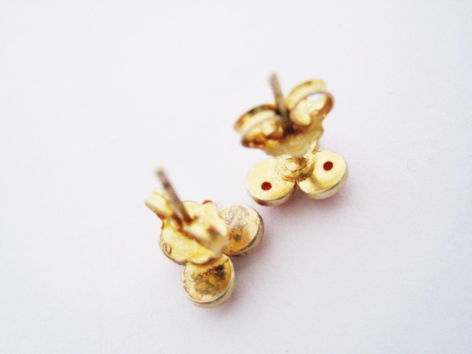coral earrings