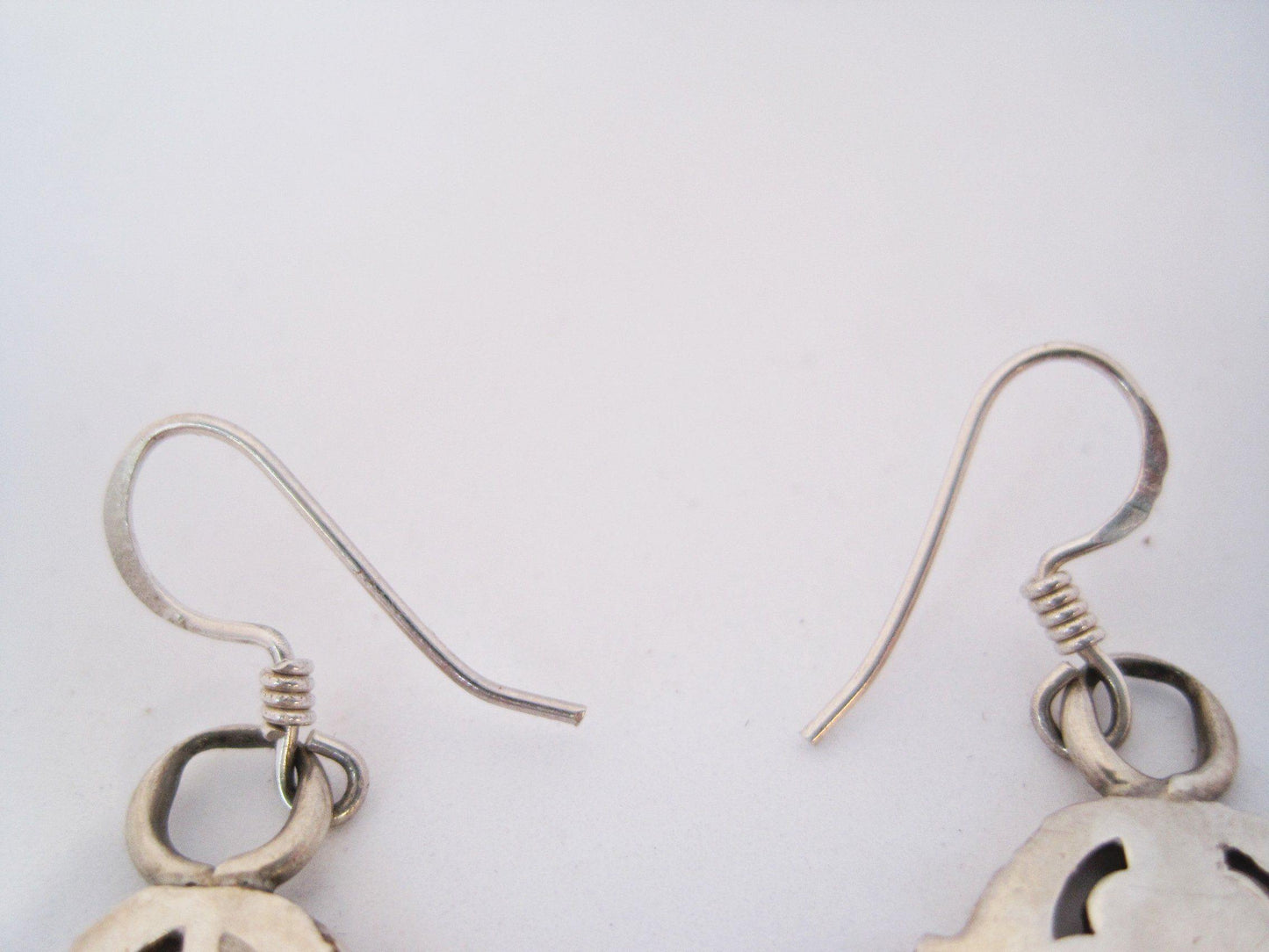 silver earrings from India