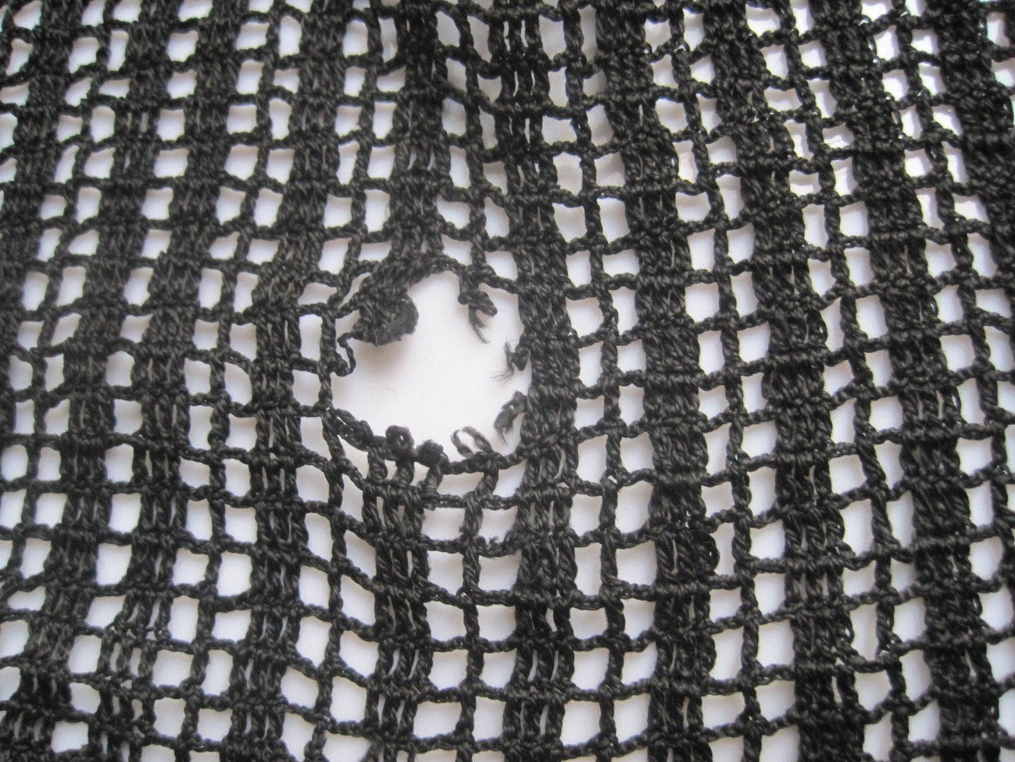 Rare Antique Silver Arousa Al Burqa with Complete Black Crochet Veil from Egypt - Anteeka