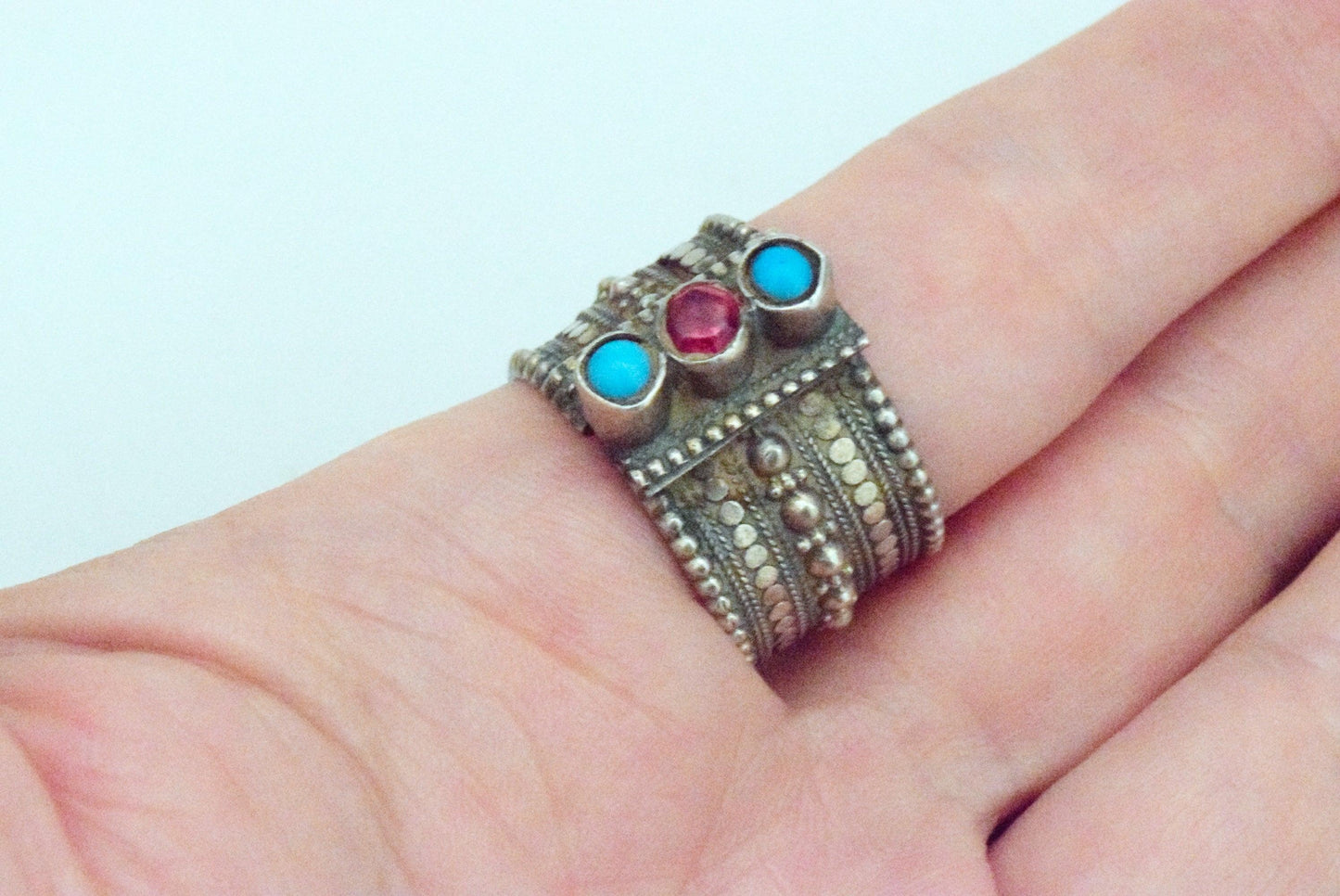 Rare Vintage Silver Omani Ring - Anteeka
