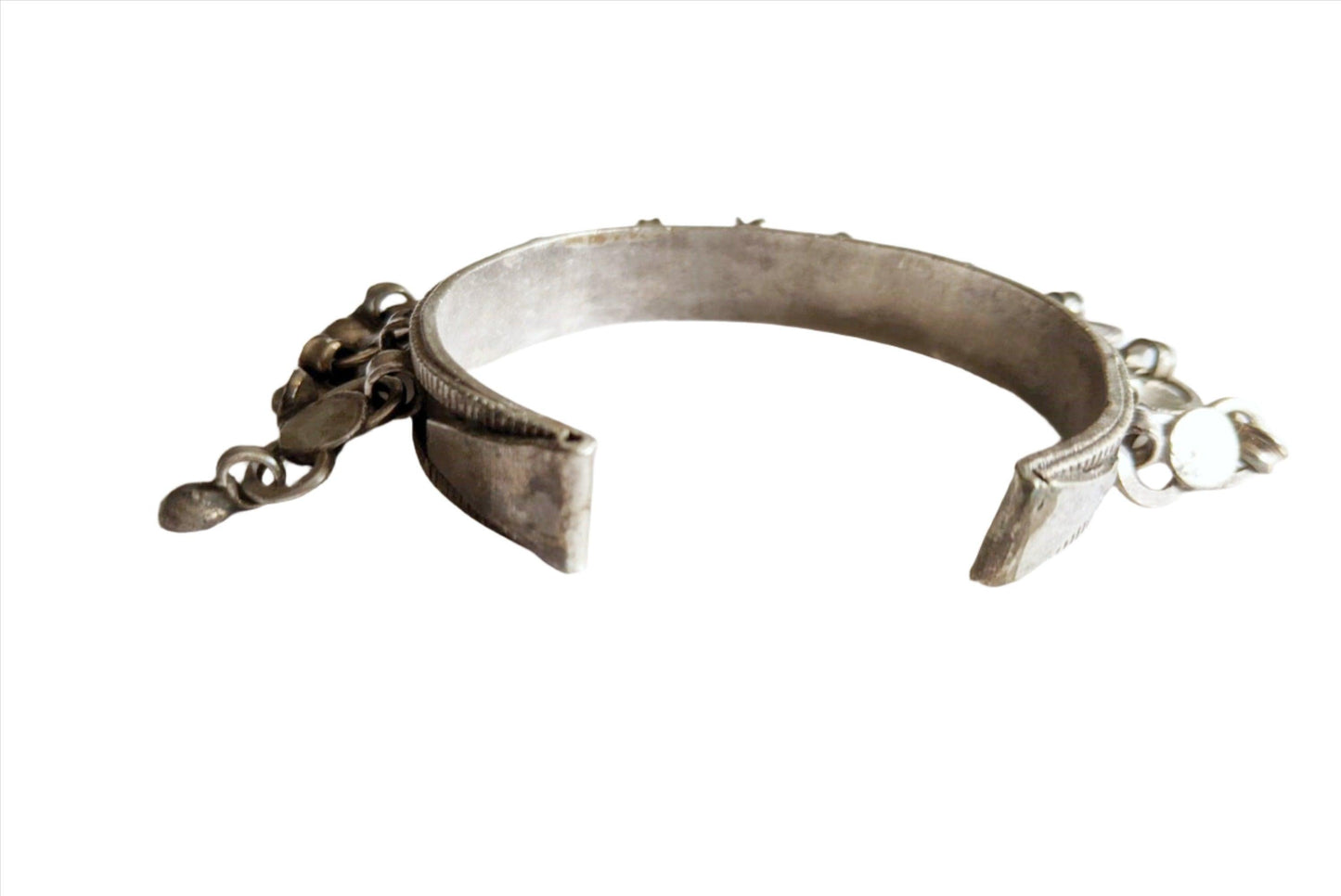 Vintage Silver Zar Egyptian Bracelet with Dangles