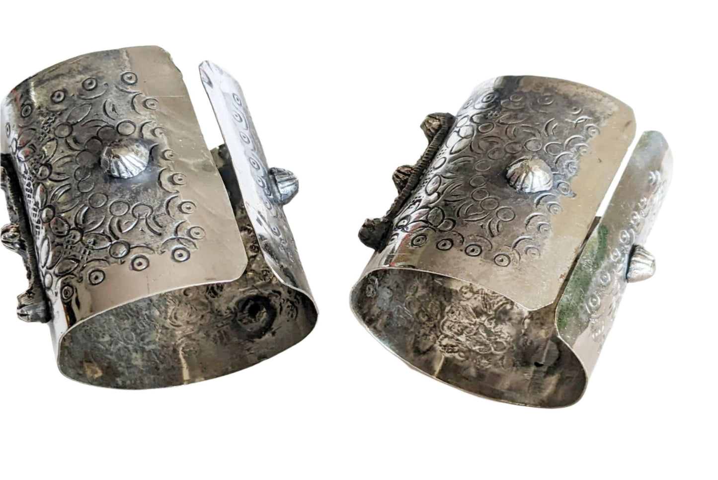 A Pair of Siwa Style Wide Cuff Bracelets Great as Props