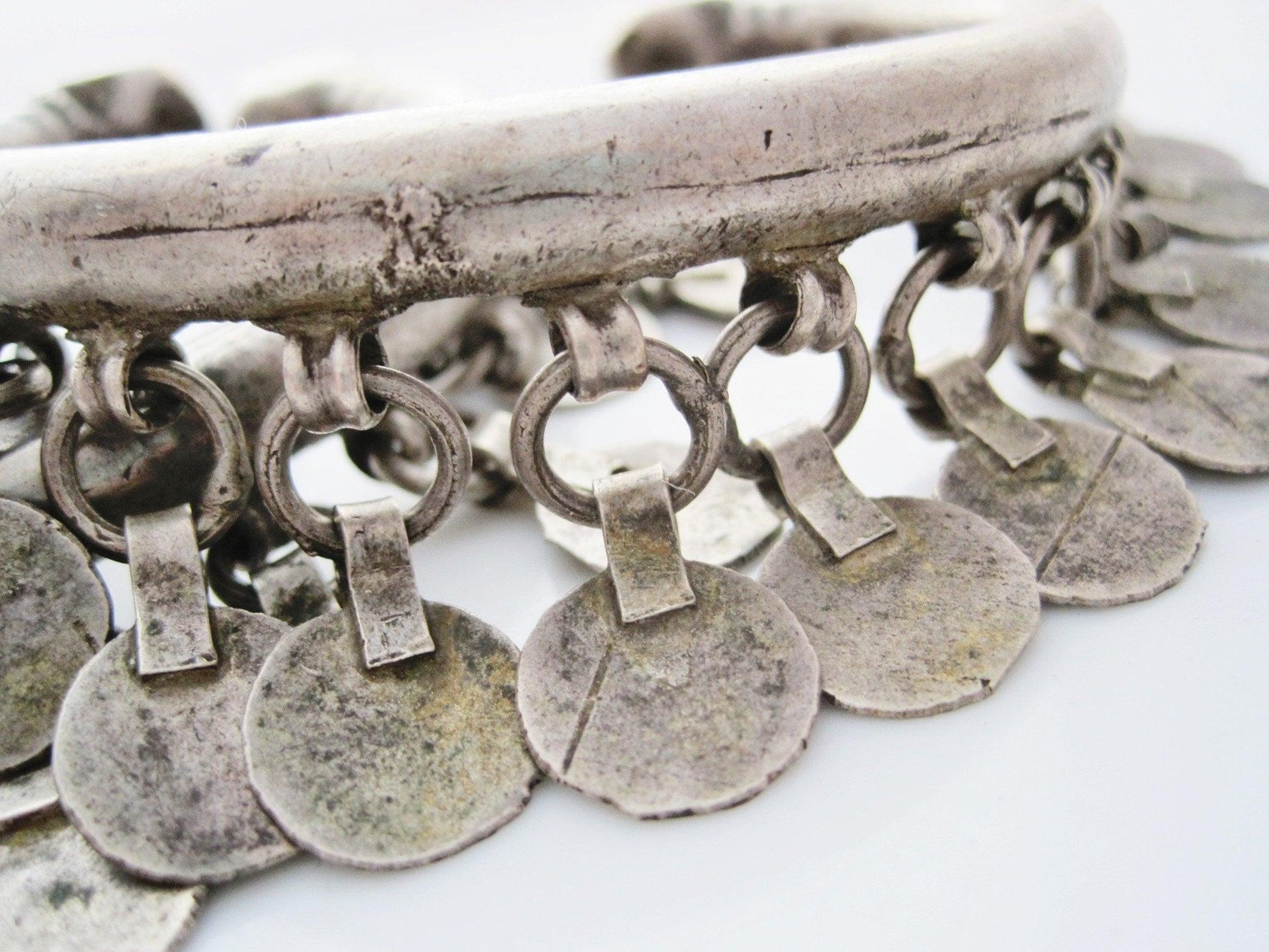Silver Zar Matching Pair Egyptian Bracelets - Anteeka