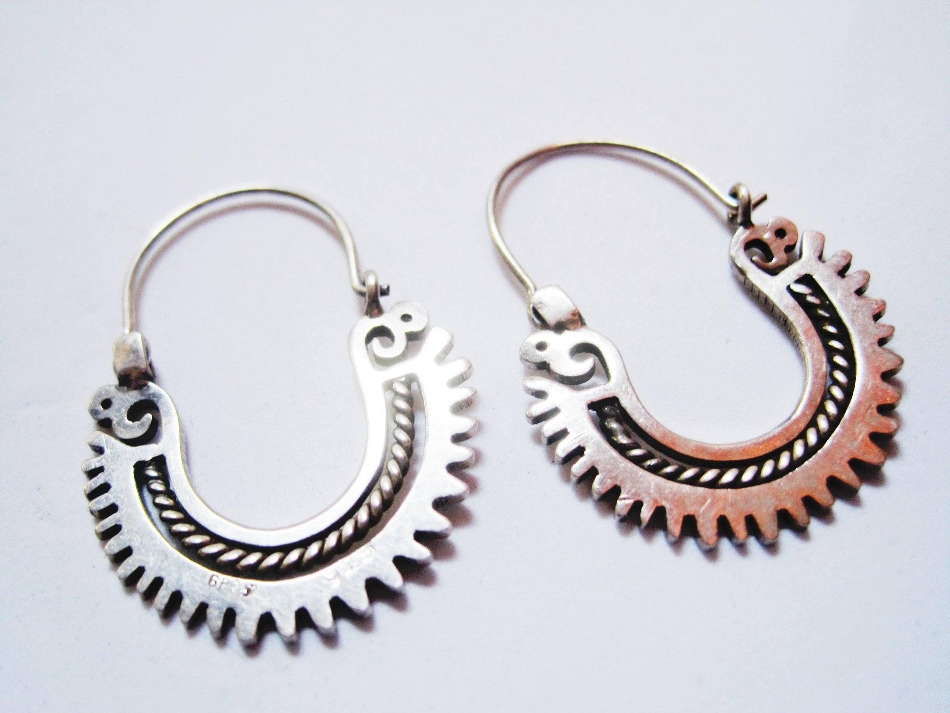 Mexican hoop earrings