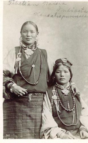 tibetan chatelaine worn early 20h century