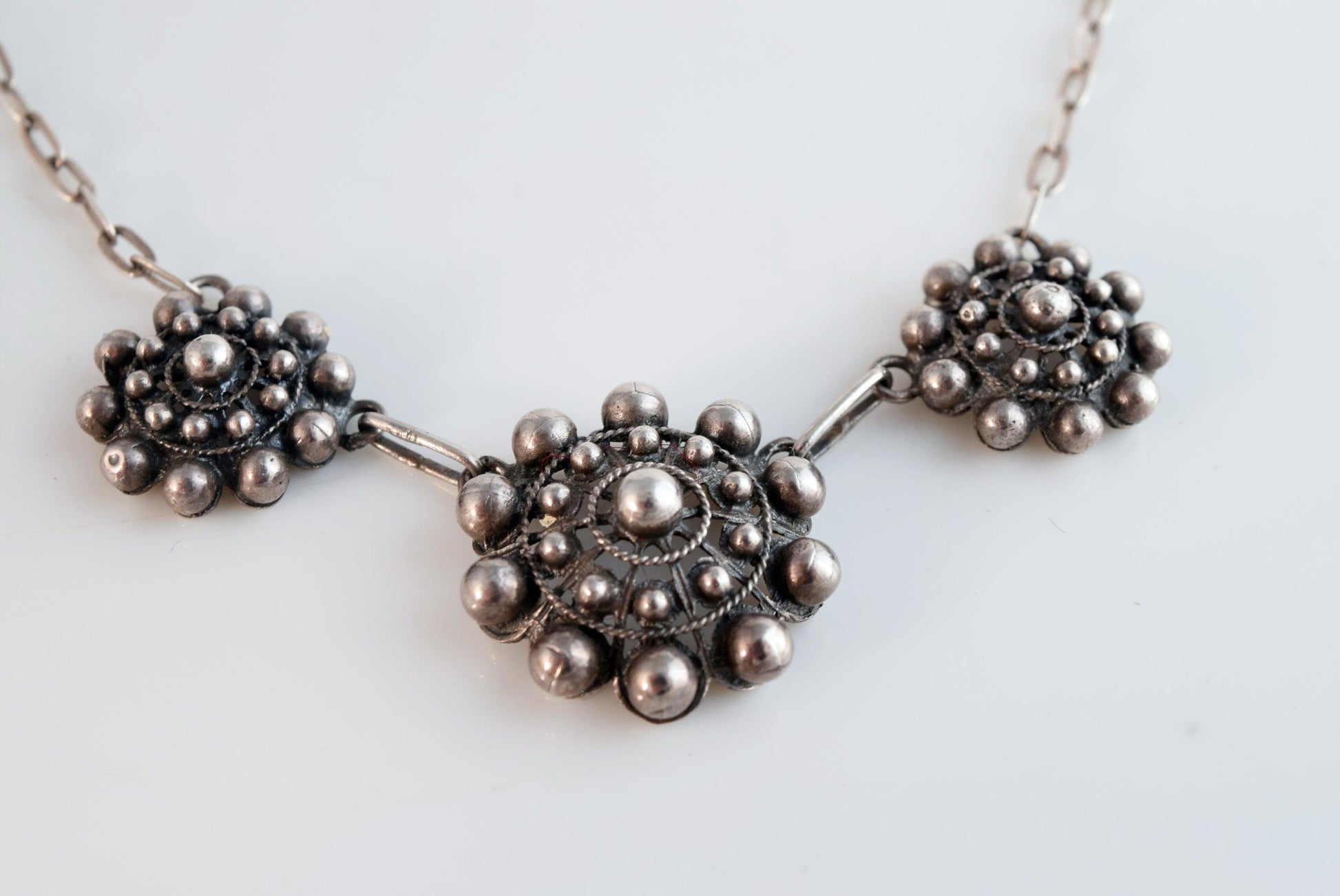 Spanish silver necklace