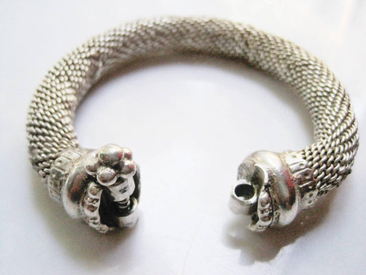 tribal silver bracelet