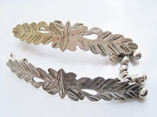 indian silver barrette