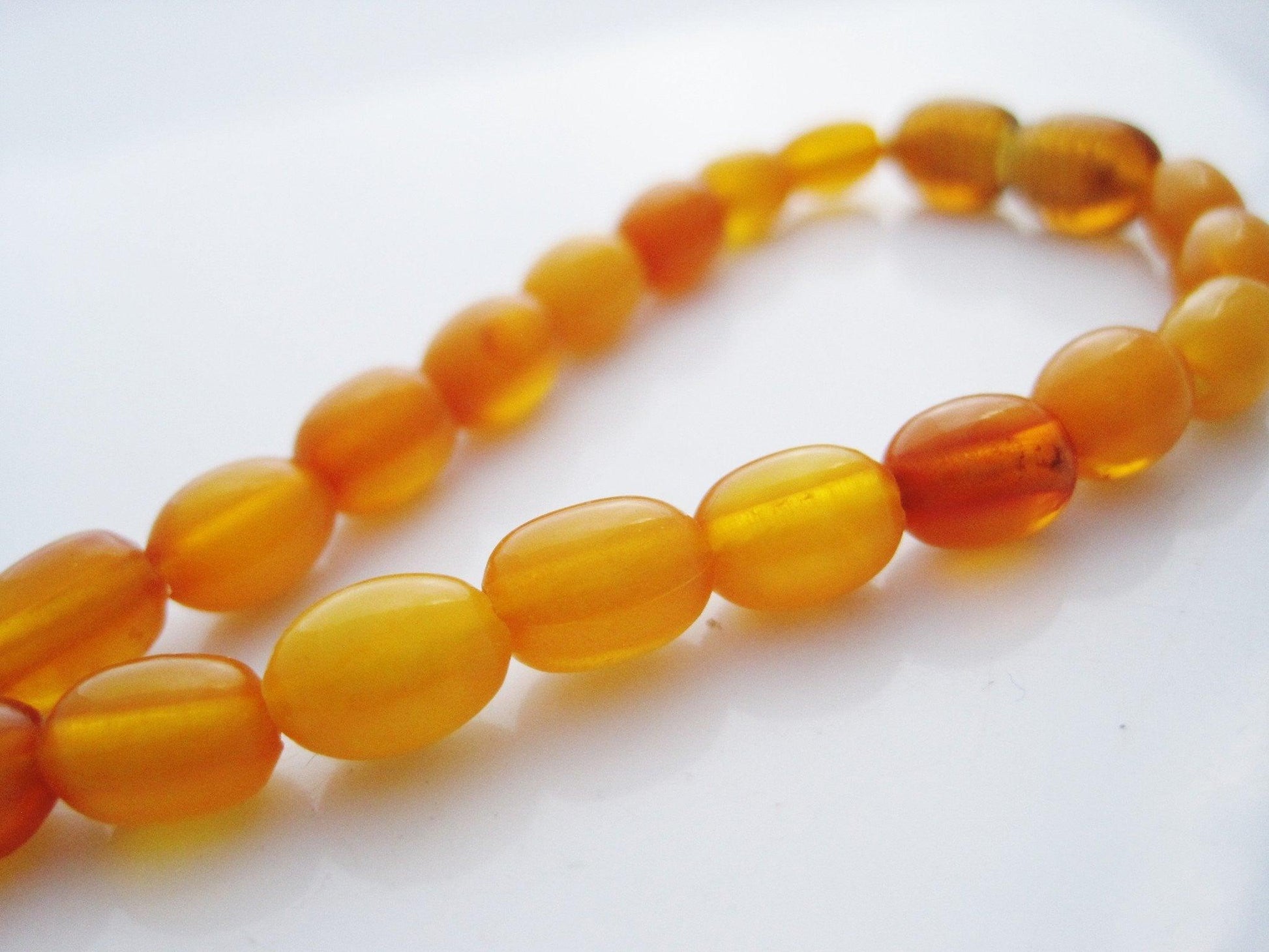 egg yolk amber beads