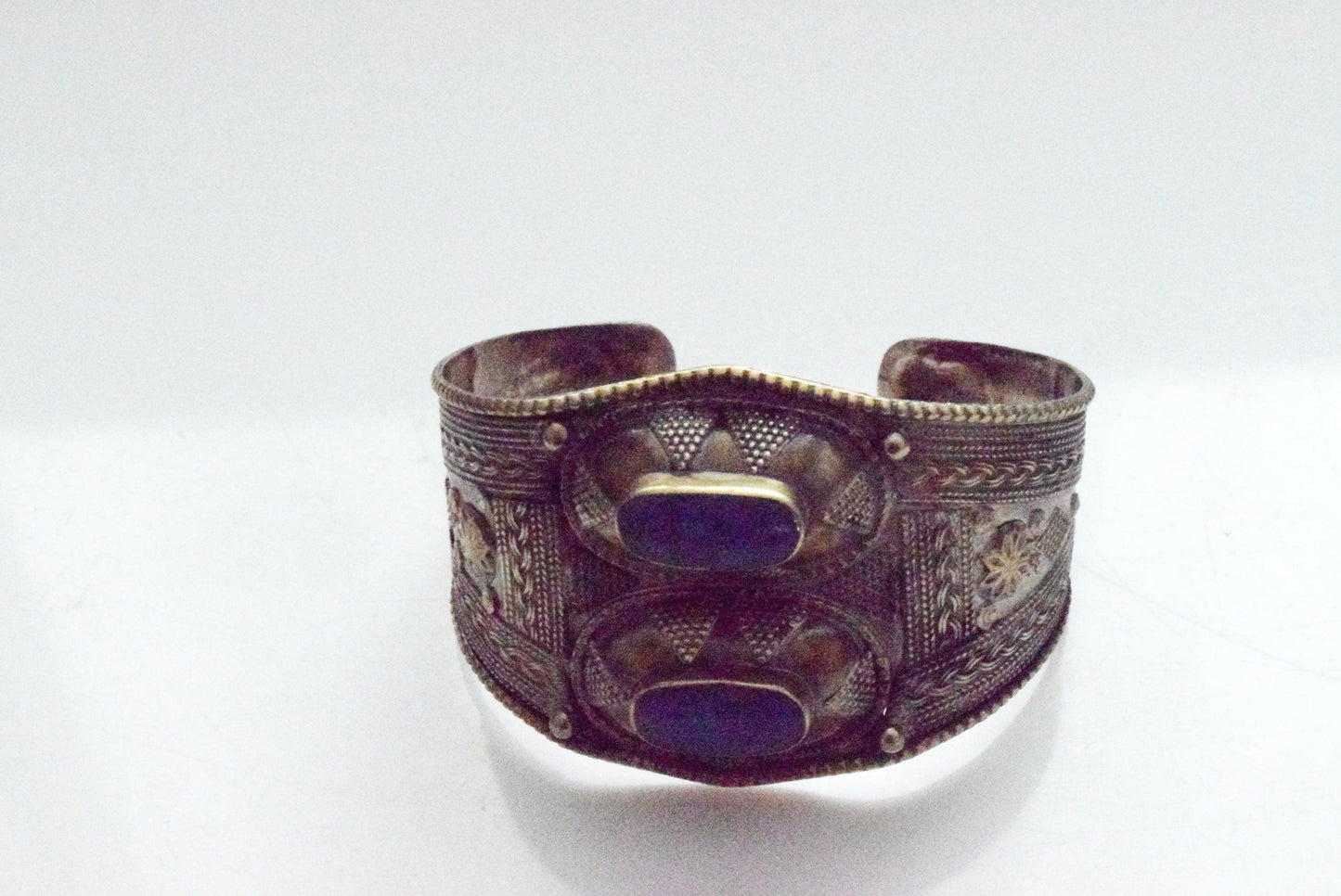 Vintage Afghan Lapis Lazuli Bracelet - Anteeka